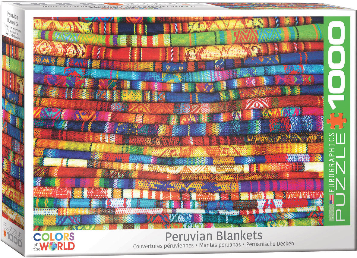 Puzzle: Colors of the World - Peruvian Blankets (ONLINE ORDER ONLY)