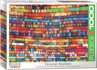 Puzzle: Colors of the World - Peruvian Blankets (ONLINE ORDER ONLY)