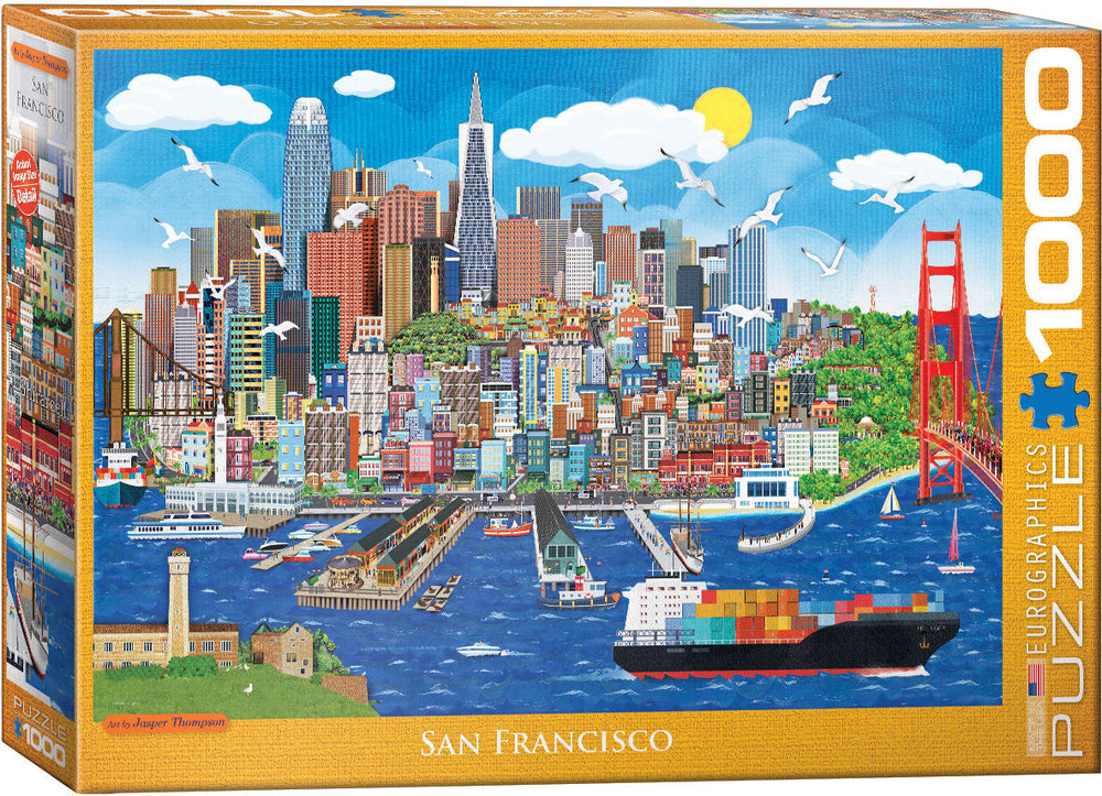 Puzzle: Artist Series - San Francisco by Jasper Tompson (ONLINE ORDER ONLY)