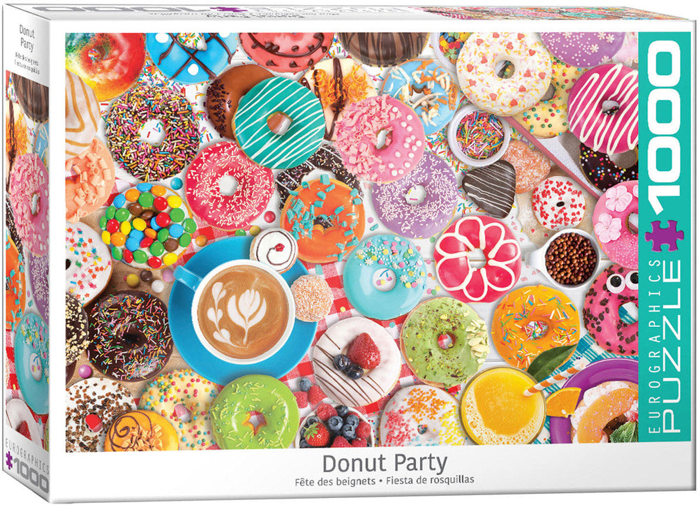 Puzzle: Sweet Rainbow & Party - Donut Party (ONLINE ORDER ONLY)