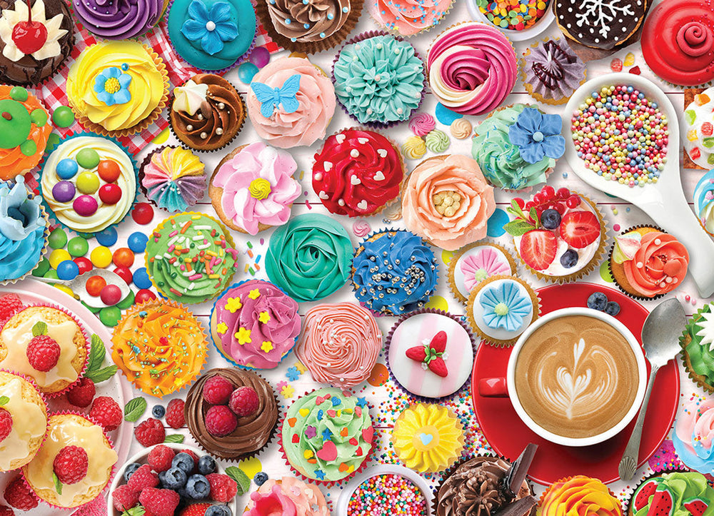 Puzzle: Sweet Rainbow & Party - Cupcake Party (ONLINE ORDER ONLY)