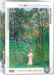 Puzzle: Fine Art Masterpieces - Woman in an Exotic Forest by Henri Rousseau (ONLINE ORDER ONLY)