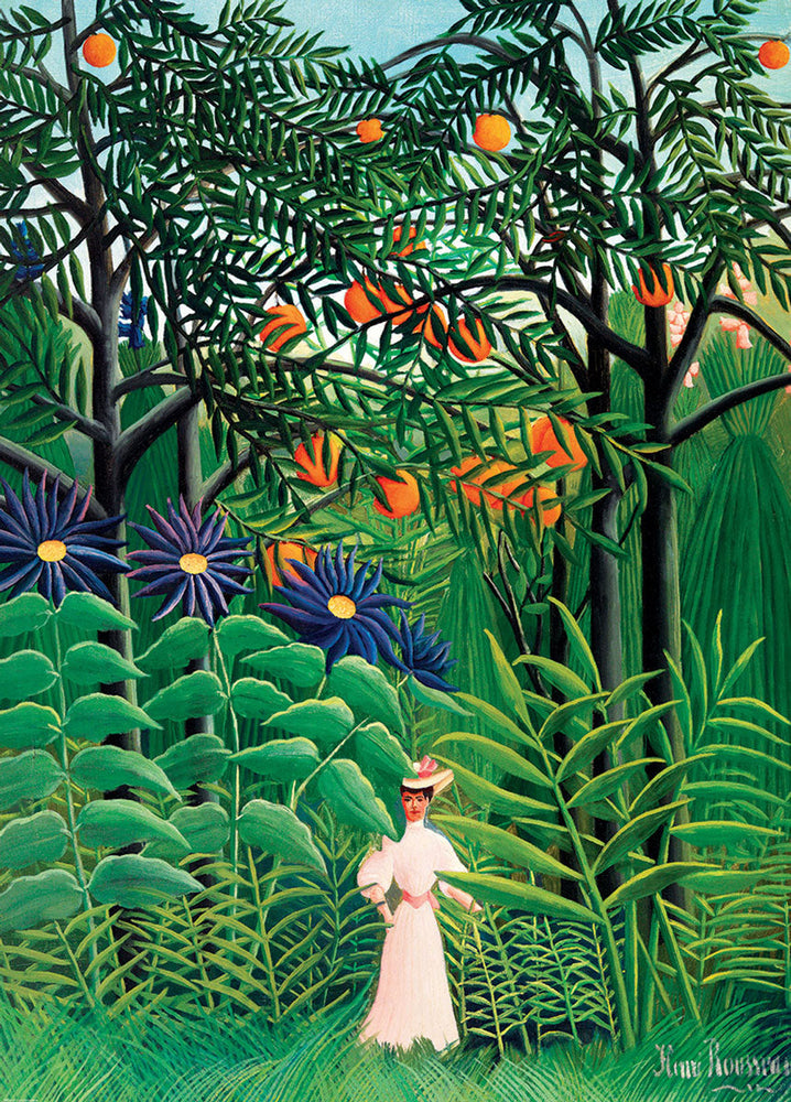 Puzzle: Fine Art Masterpieces - Woman in an Exotic Forest by Henri Rousseau (ONLINE ORDER ONLY)