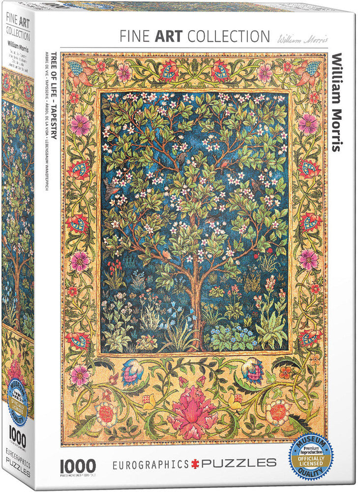 Puzzle: Fine Art Masterpieces - Tree of Life Tapestry by William Morris (ONLINE ORDER ONLY)