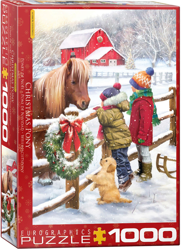 Puzzle: Christmas - Seasonal - Christmas Pony by Simon Treadwell (ONLINE ORDER ONLY)