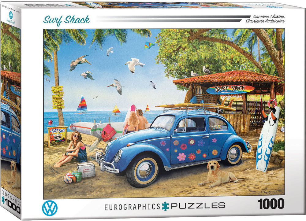 Puzzle: American Car Classics - VW Beetle Surf Shack (ONLINE ORDER ONLY)