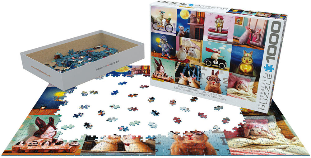 Puzzle: Artist Series - Funny Bunnies (ONLINE ORDER ONLY)