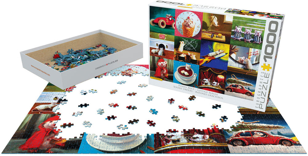 Puzzle: Artist Series - Funny Mice (ONLINE ORDER ONLY)