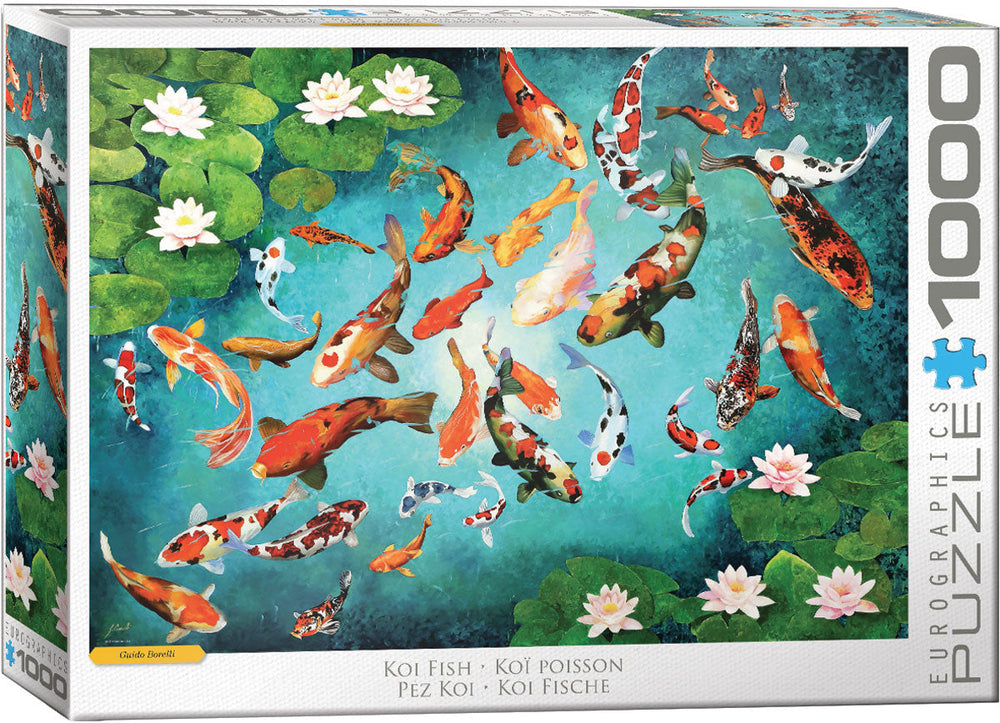 Puzzle: Artist Series - Colorful Koiscape (ONLINE ORDER ONLY)