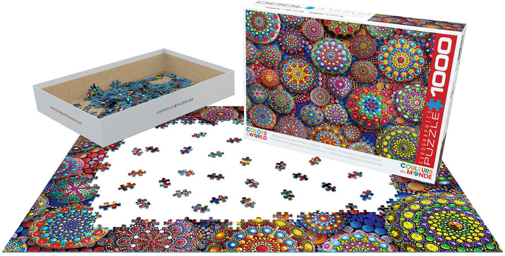 Puzzle: Colors of the World - Meditative Mandala Stones (ONLINE ORDER ONLY)