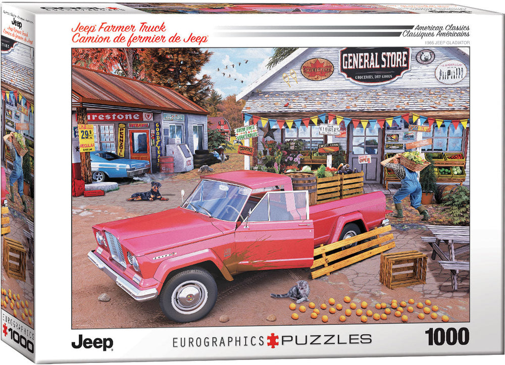 Puzzle: American Car Classics - Jeep Farmer Truck (ONLINE ORDER ONLY)
