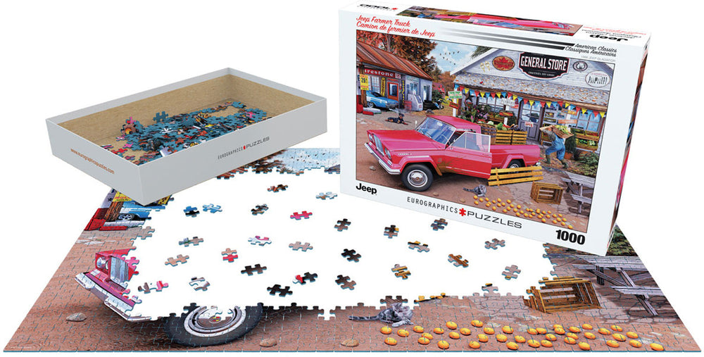 Puzzle: American Car Classics - Jeep Farmer Truck (ONLINE ORDER ONLY)