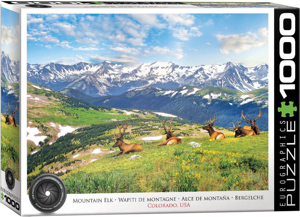 Puzzle: HDR Photography - Mountain Elks (ONLINE ORDER ONLY)