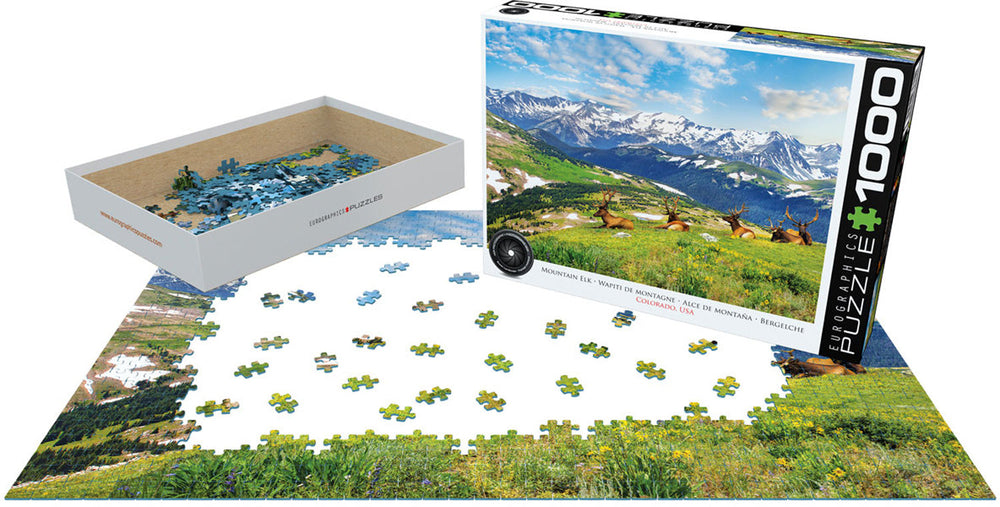 Puzzle: HDR Photography - Mountain Elks (ONLINE ORDER ONLY)
