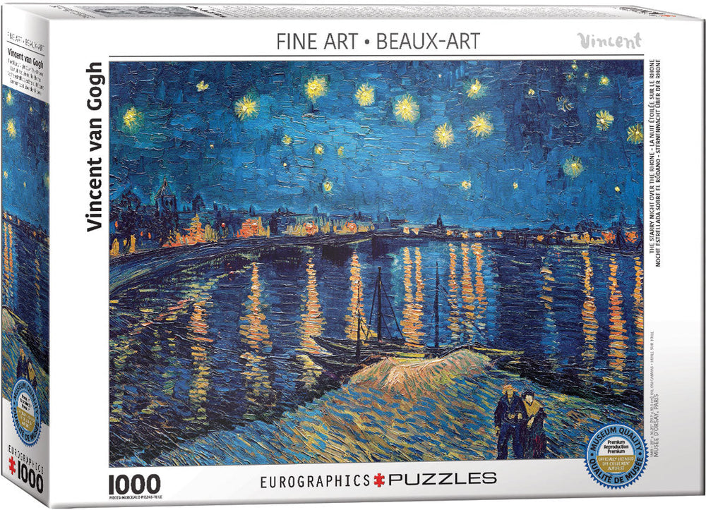 Puzzle: Fine Art Masterpieces - The Starry Night Over The Rhone (ONLINE ORDER ONLY)