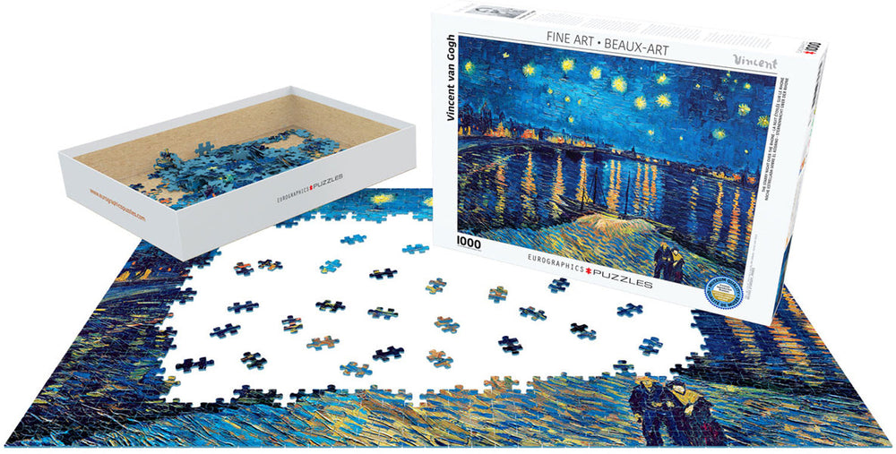Puzzle: Fine Art Masterpieces - The Starry Night Over The Rhone (ONLINE ORDER ONLY)