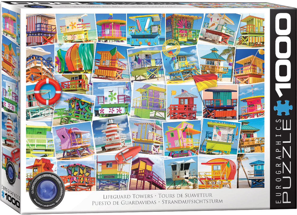 Puzzle: The Globetrotter Collection - Lifeguard Posts (ONLINE ORDER ONLY)
