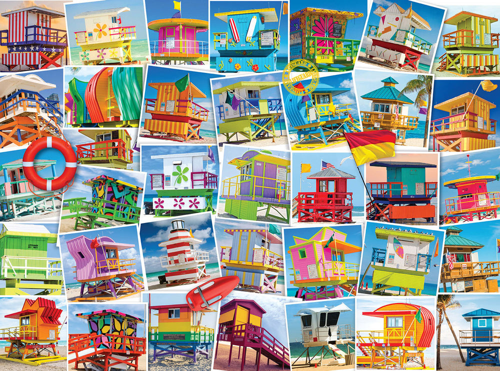 Puzzle: The Globetrotter Collection - Lifeguard Posts (ONLINE ORDER ONLY)