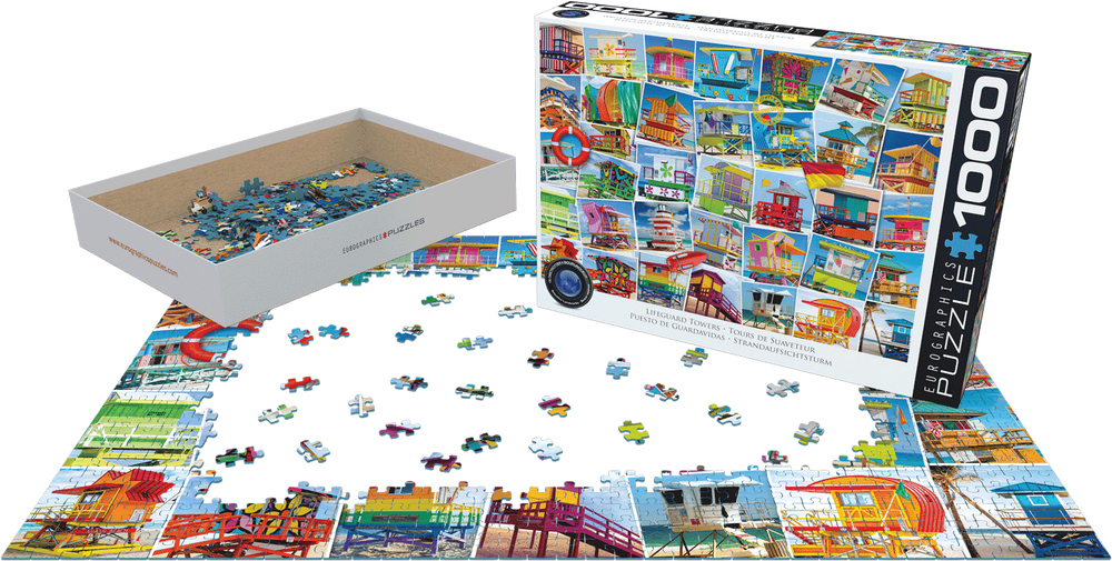 Puzzle: The Globetrotter Collection - Lifeguard Posts (ONLINE ORDER ONLY)