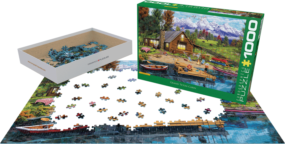 Puzzle: Artist Series - Grand Teton Cabin (ONLINE ORDER ONLY)