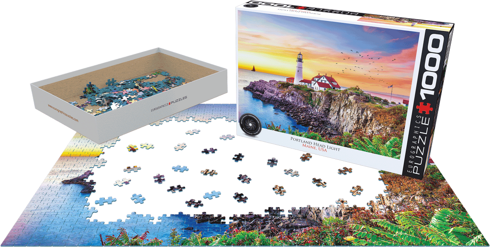 Puzzle: HDR Photography - Maine Lighthouse (ONLINE ORDER ONLY)