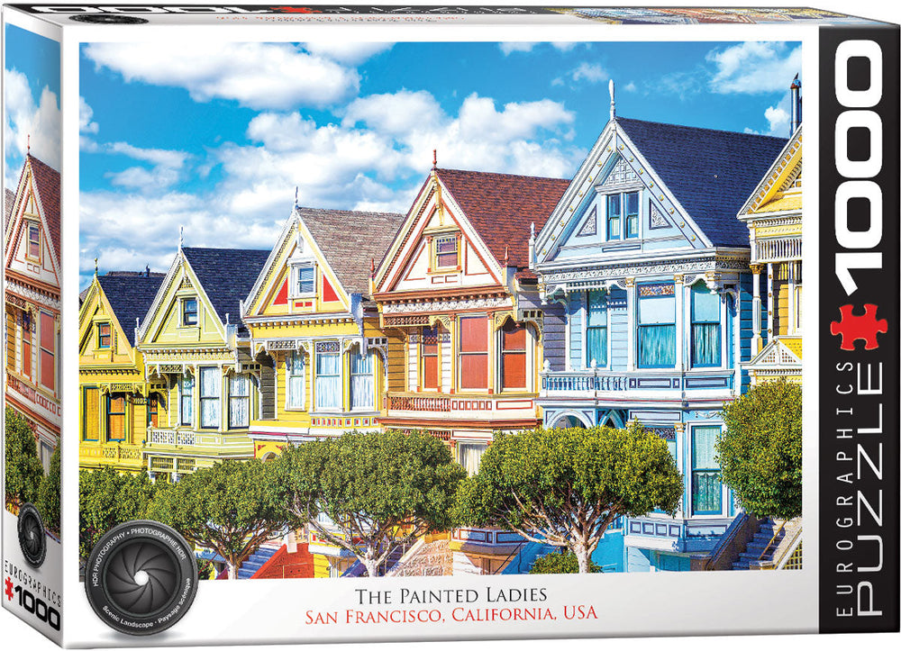 Puzzle: HDR Photography - San Francisco Row Houses (ONLINE ORDER ONLY)
