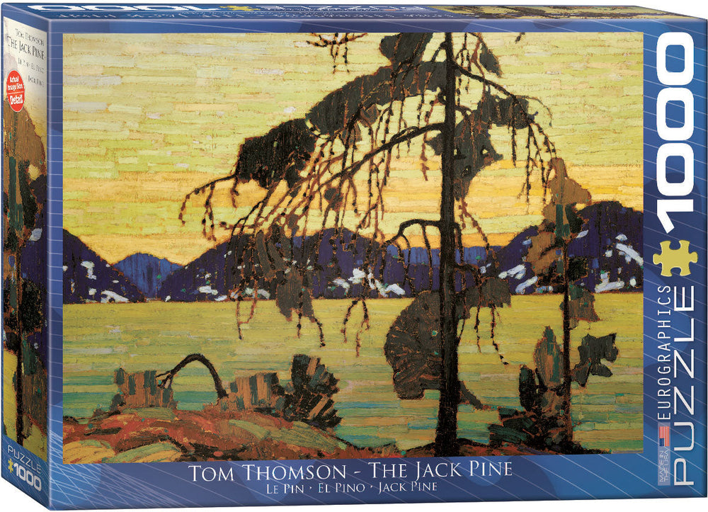 Puzzle: Fine Art Masterpieces -  The Jack Pine by Tom Thomson (ONLINE ORDER ONLY)