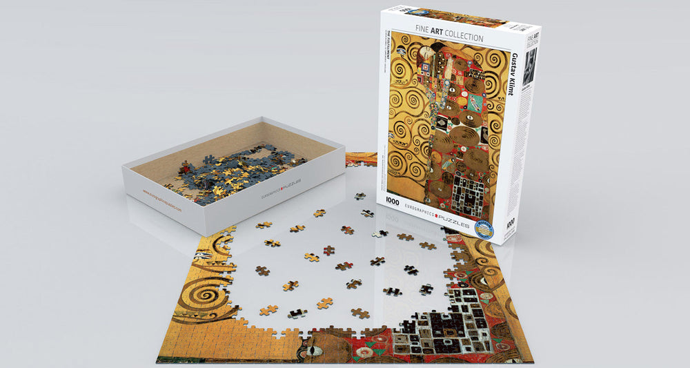 Puzzle: Fine Art Masterpieces - The Fulfillment (Detail) by Gustav Klimt (ONLINE ORDER ONLY)
