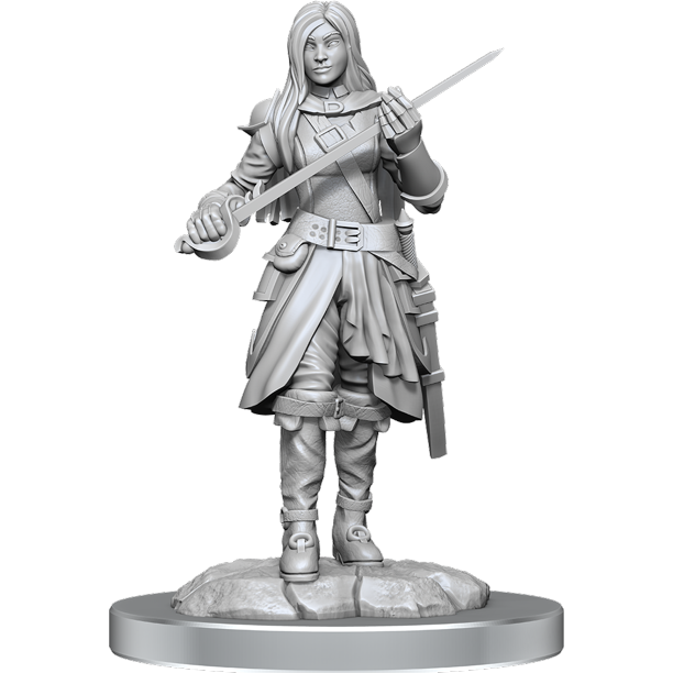 D&D Nolzur's Marvelous Miniatures: Half-Elf Rogue Female (Online Order Only)