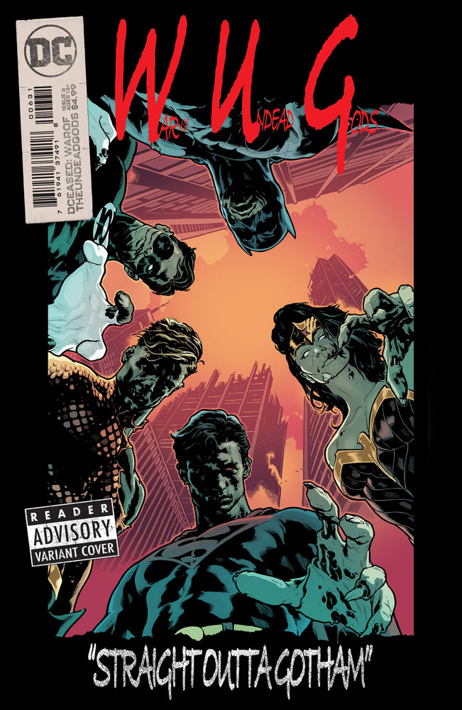 Dceased War Of The Undead Gods #6 (Of 8) B Jeff Spokes NWA Hip Hop Homage Card Stock Variant (02/21/2023) Dc (ONLINE ORDER ONLY)