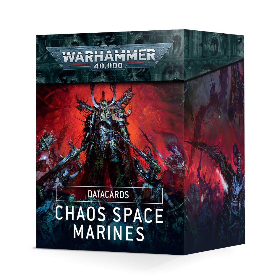 Warhammer 40K: Chaos Space Marines - Datacards (ONLINE ORDER ONLY)
