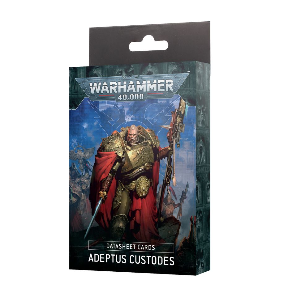 Warhammer 40K: Adeptus Custodes - Datasheet Cards (ONLINE ORDER ONLY)