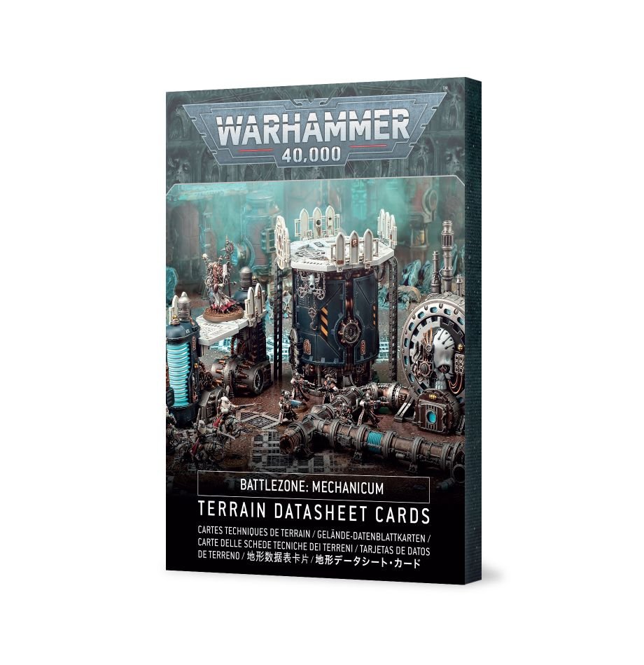 Warhammer 40K: Battlezone - Mechanicum – Terrain Datasheet Cards (ONLINE ORDER ONLY)