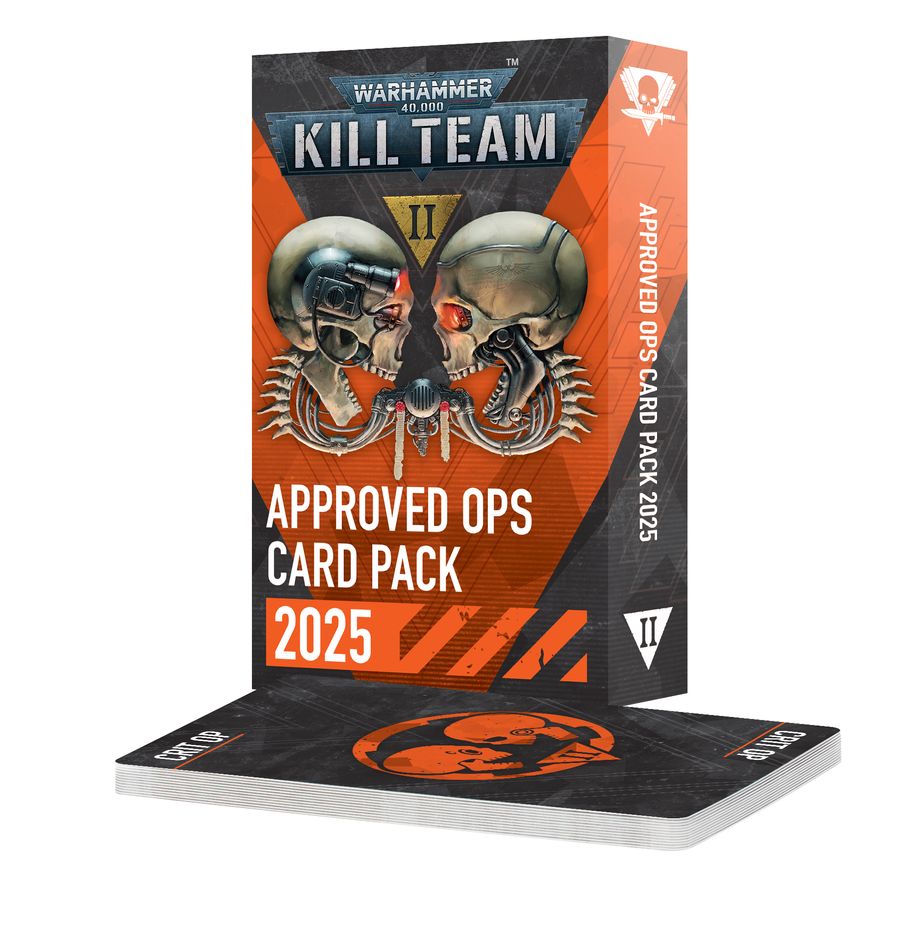 Kill Team: Approved Ops - Tac Ops and MIssion Card Pack(2025) (ONLINE ORDER ONLY)