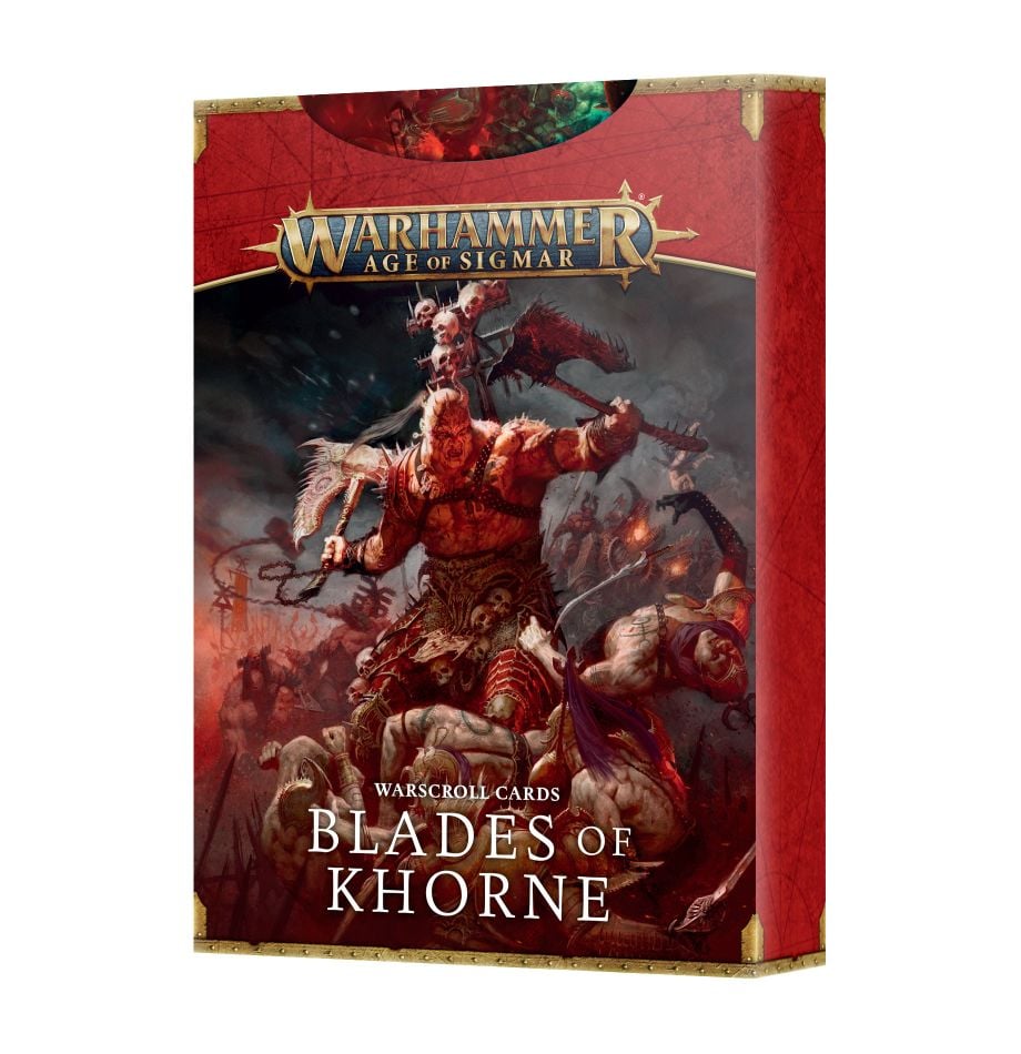 Warhammer: Blades of Khorne - Warscroll Cards (2023) (ONLINE ORDER ONLY)