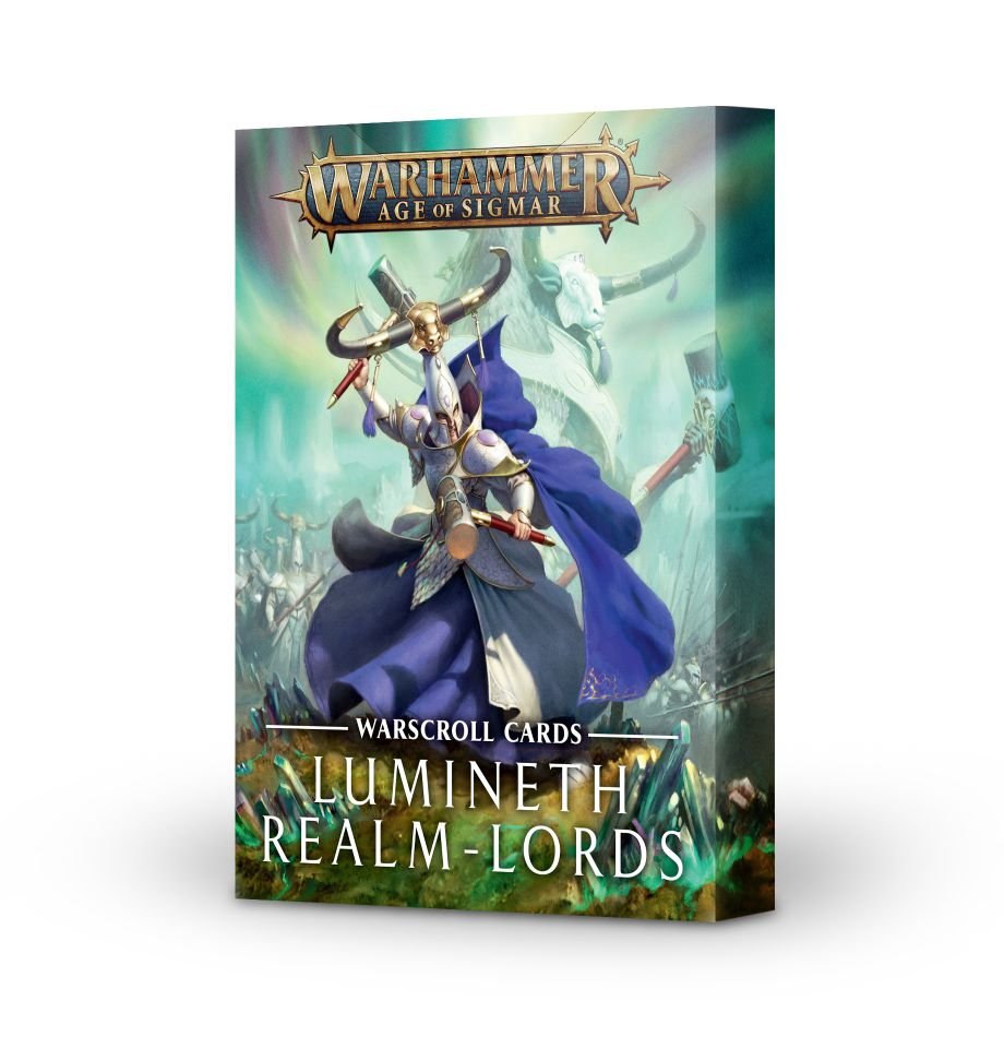 Warhammer: Lumineth Realm-lords - Warscroll Cards (1st Edition) (ONLINE ORDER ONLY)