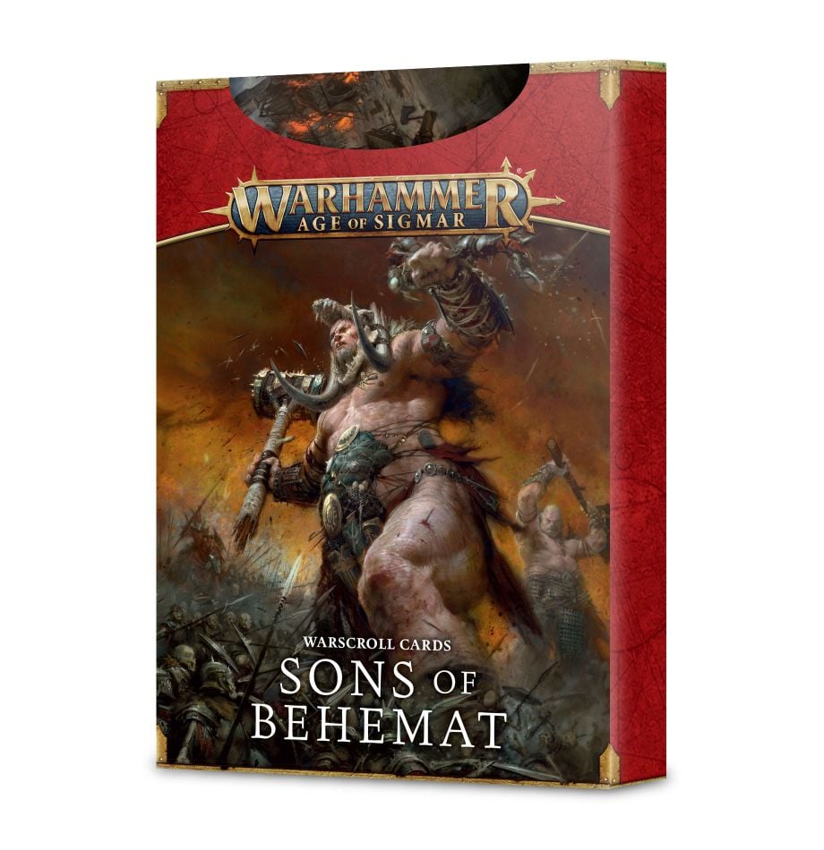 Warhammer: Sons of Behemat - Warscroll Cards (3rd Edition) (ONLINE ORDER ONLY)