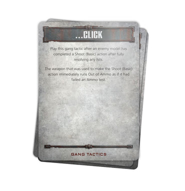 Necromunda - Core Gang Tactics Cards (ONLINE ORDER ONLY)