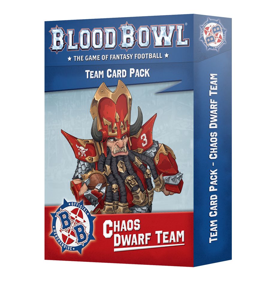Blood Bowl: Chaos Dwarf Blood Bowl Team - Card Pack (ONLINE ORDER ONLY)
