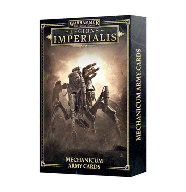 Warhammer Legions Imperialis: Mechanicum Army Cards (ONLINE ORDER ONLY)