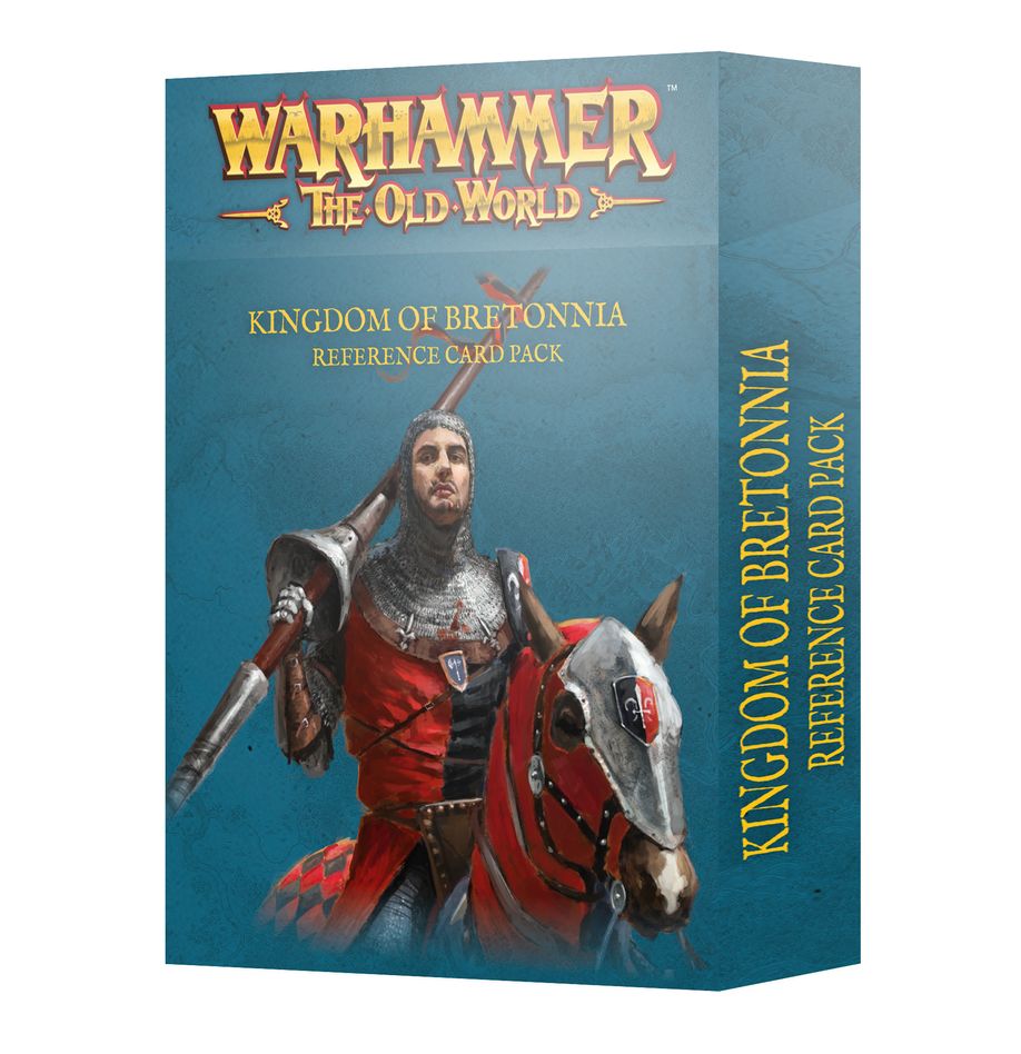 Warhammer: The Old World Reference Card Pack - Kingdom of Bretonnia (ONLINE ORDER ONLY)
