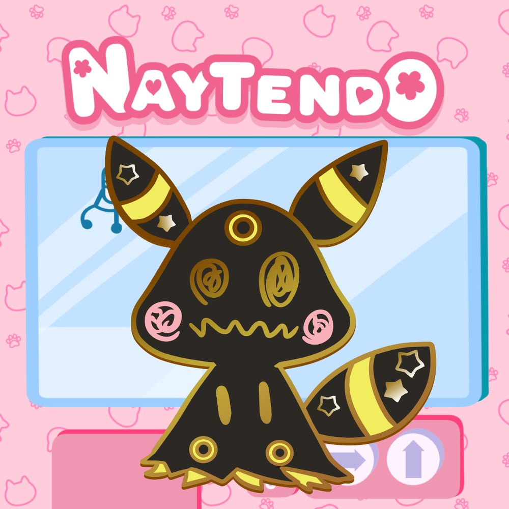 Pokemon: Mimikyu Umbreon Enamel Pin (ONLINE ORDER ONLY)