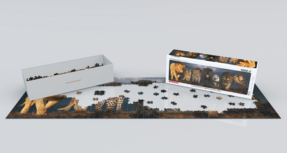 Puzzle: Panoramic Puzzles - Big Cats (ONLINE ORDER ONLY)