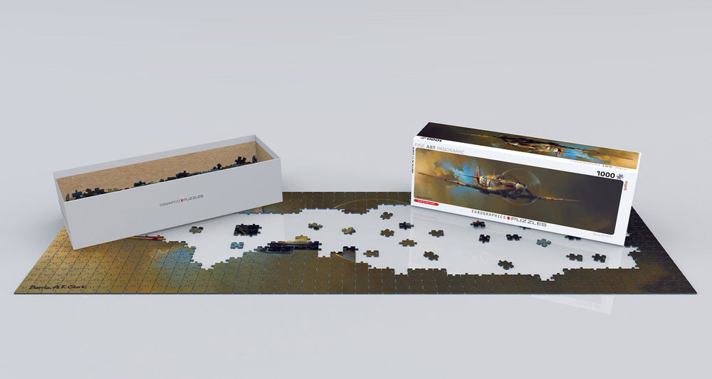 Puzzle: Panoramic Puzzles - Spitfire by Barrie AF Clark (ONLINE ORDER ONLY)