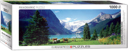 Puzzle: Panoramic Puzzles - Lake Louise Canadian Rockies (ONLINE ORDER ONLY)