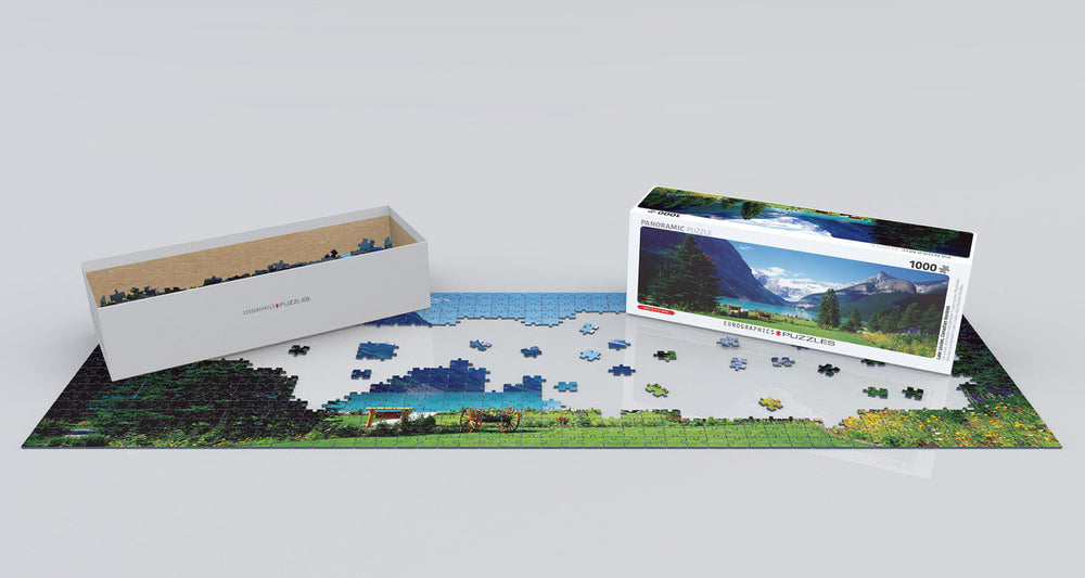 Puzzle: Panoramic Puzzles - Lake Louise Canadian Rockies (ONLINE ORDER ONLY)