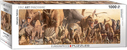 Puzzle: Panoramic Puzzles - Dinosaurs by Haruo Takino (ONLINE ORDER ONLY)