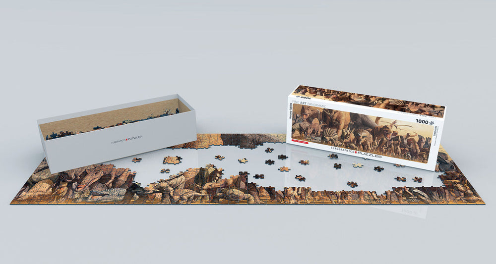 Puzzle: Panoramic Puzzles - Dinosaurs by Haruo Takino (ONLINE ORDER ONLY)