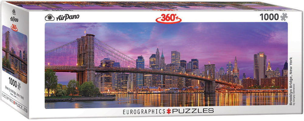 Puzzle: Panoramic Puzzles - Brooklyn Bridge New York (ONLINE ORDER ONLY)