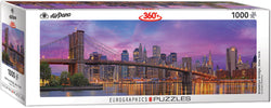 Puzzle: Panoramic Puzzles - Brooklyn Bridge New York (ONLINE ORDER ONLY)
